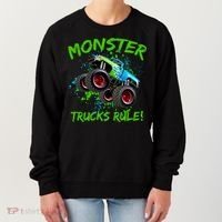 Monster Trucks Rule Women's Sweatshirt thumb 0