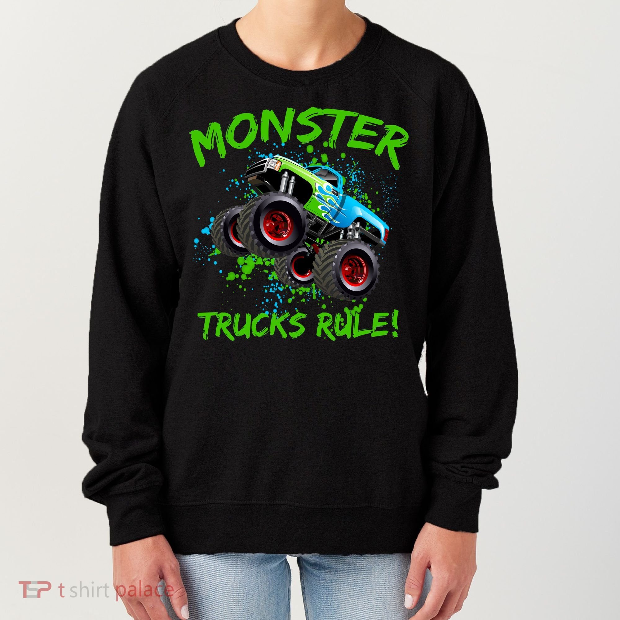 Monster Trucks Rule Women's Sweatshirt