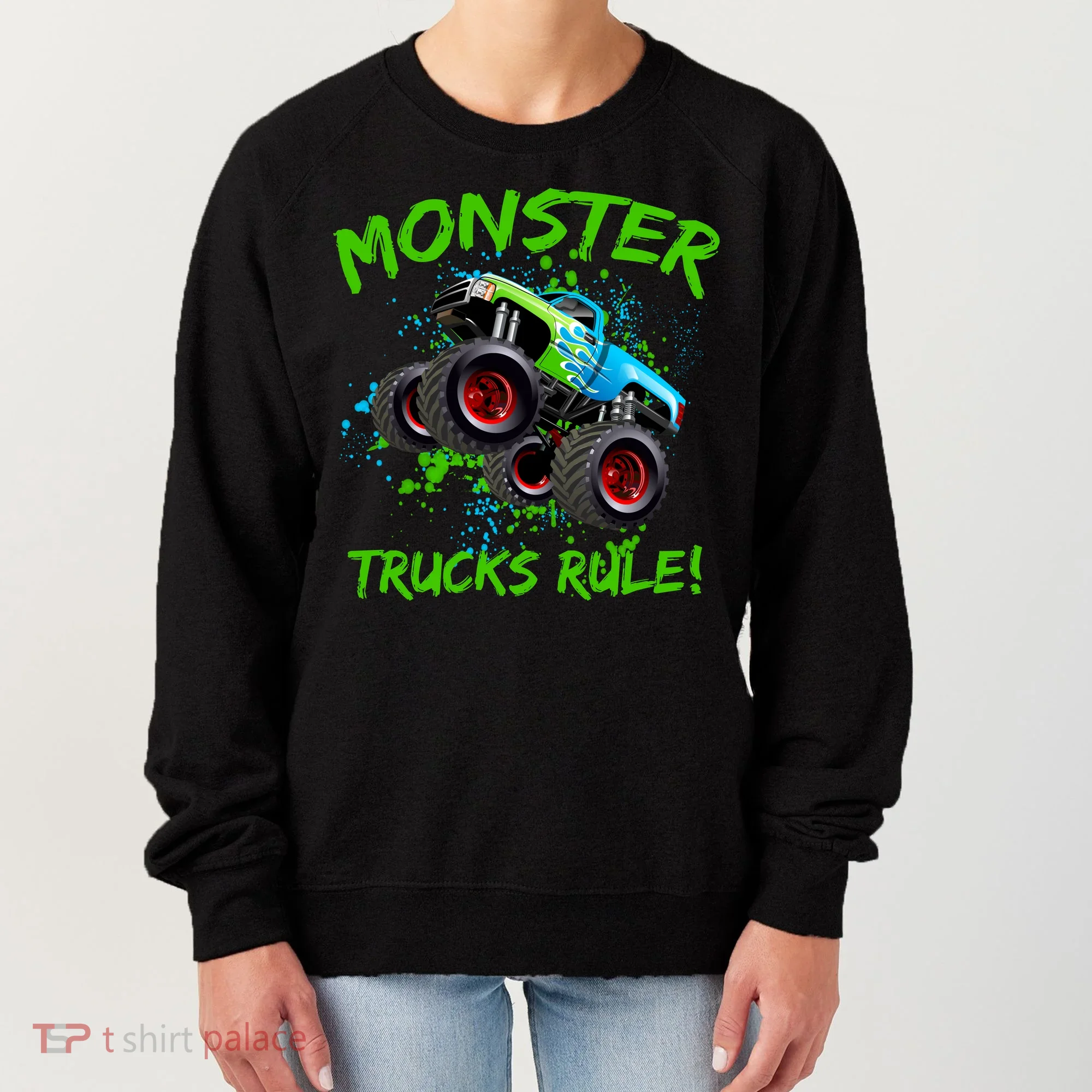Monster Trucks Rule Women's Sweatshirt