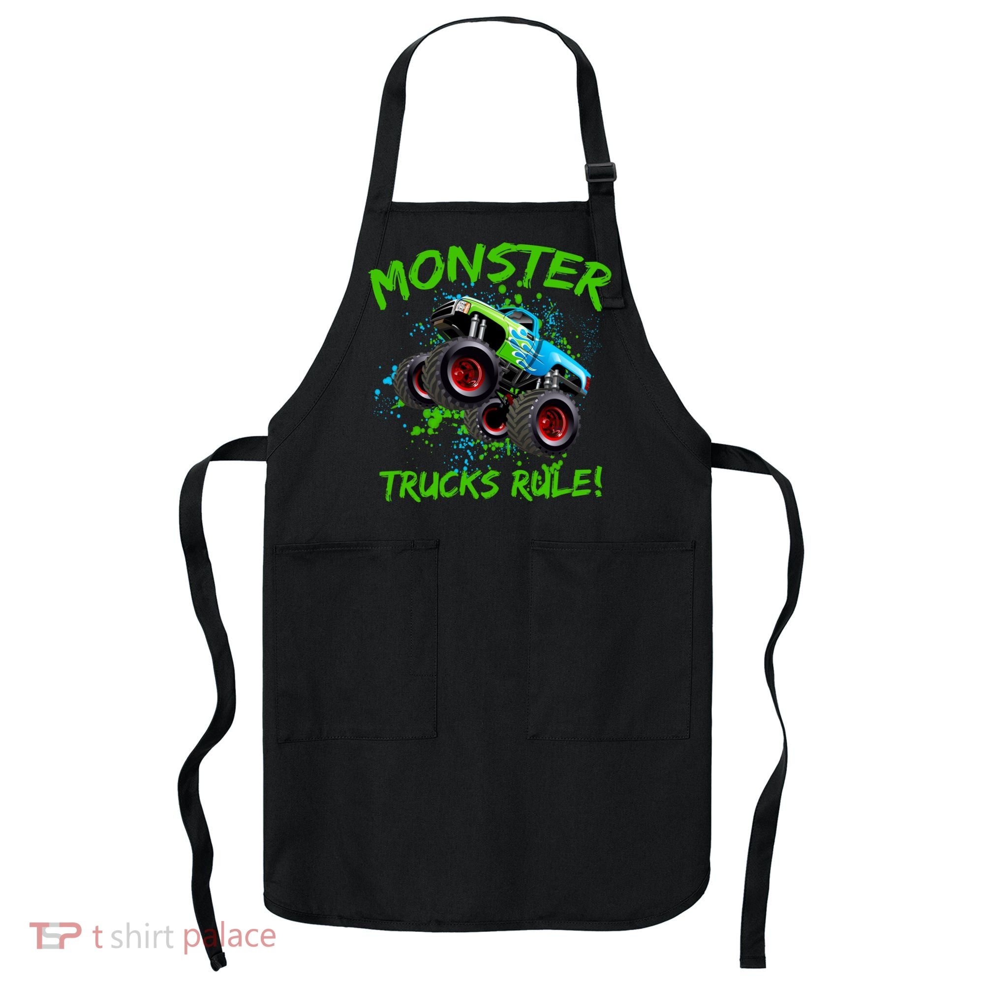 Monster Trucks Rule Apron