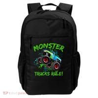 Monster Trucks Rule Backpack thumb 0