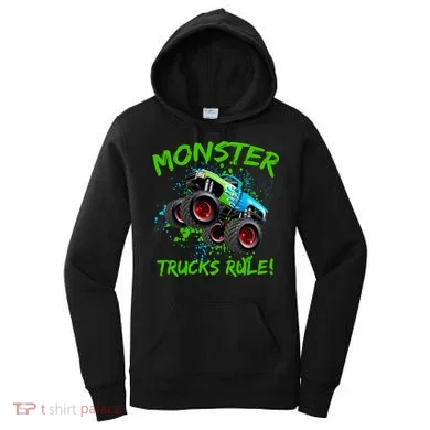 Monster Trucks Rule Women's Hoodie