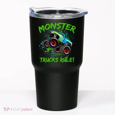 Monster Trucks Rule Tumbler