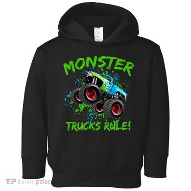 Monster Trucks Rule Toddler Hoodie