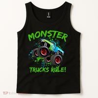 Monster Trucks Rule Tank Top thumb 2