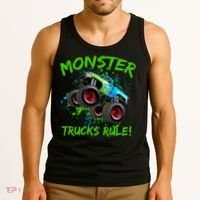 Monster Trucks Rule Tank Top thumb 3