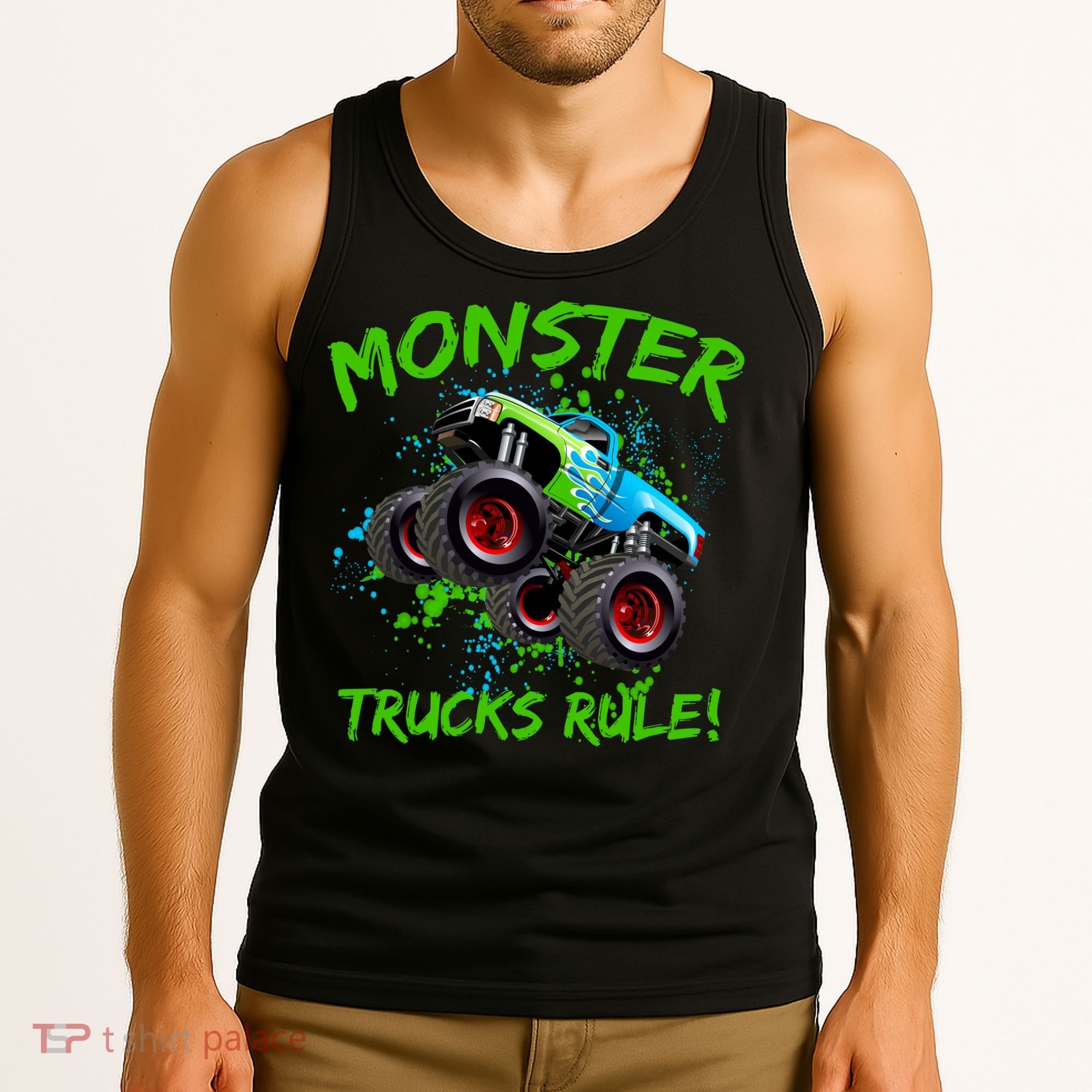 Monster Trucks Rule Tank Top