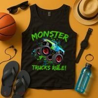Monster Trucks Rule Tank Top thumb 4