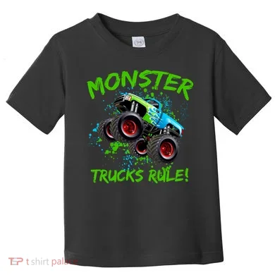 Monster Trucks Rule Toddler T-Shirt