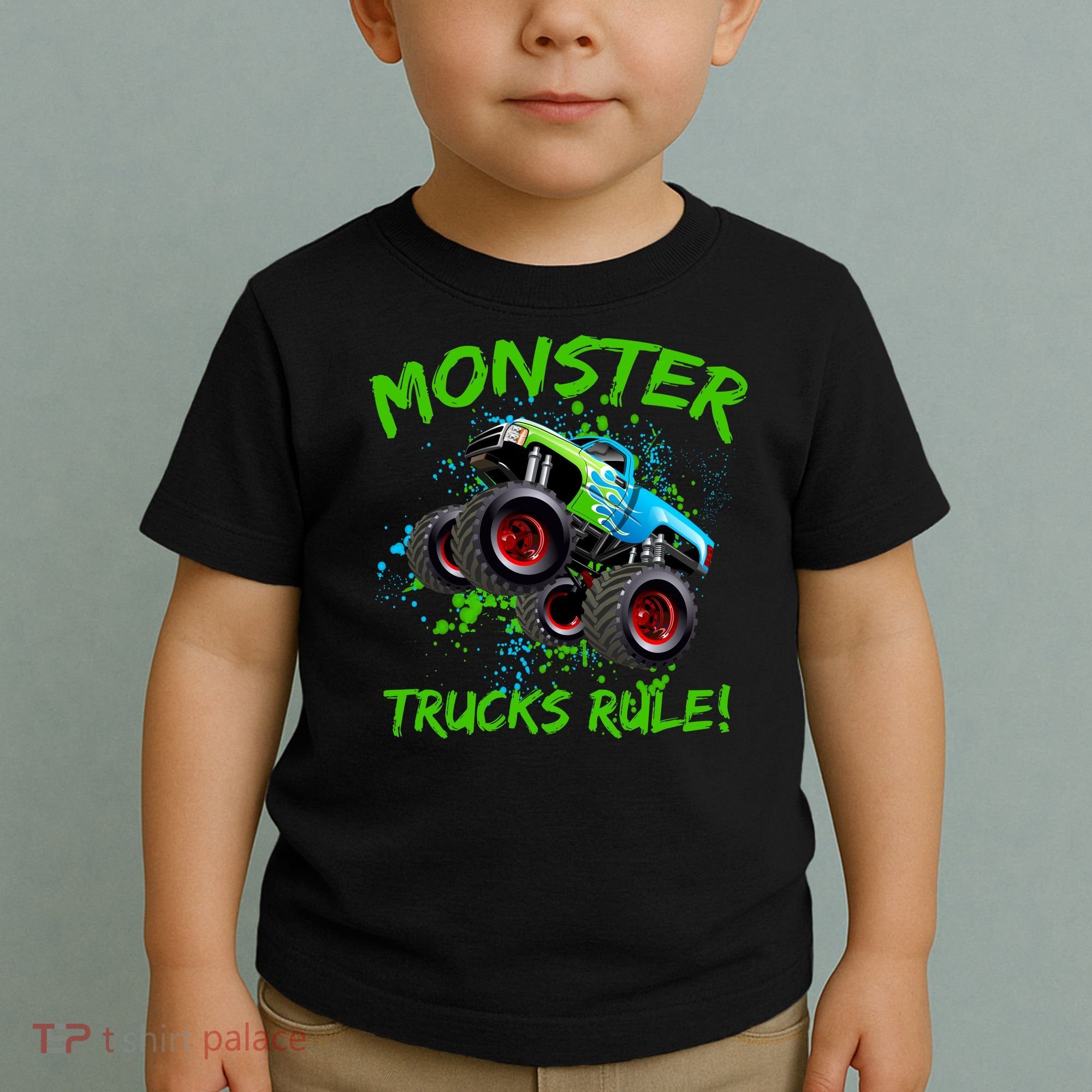 Monster Trucks Rule Toddler T-Shirt