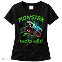 Monster Trucks Rule Women's T-Shirt thumb 0