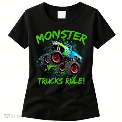 Monster Trucks Rule Women's T-Shirt