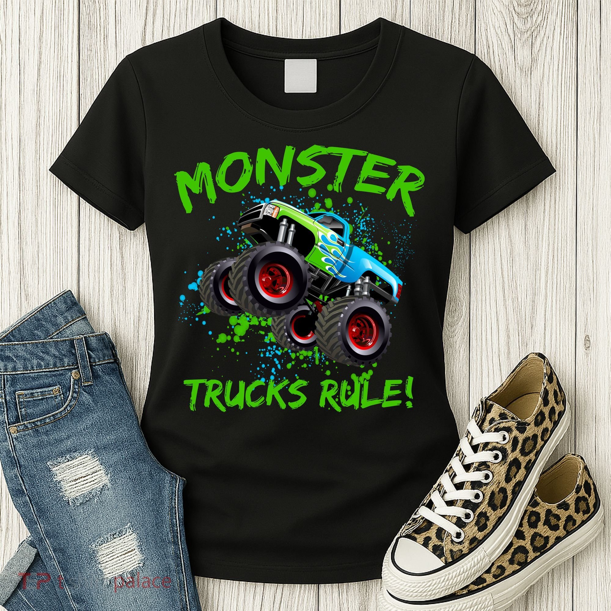 Monster Trucks Rule Women's T-Shirt