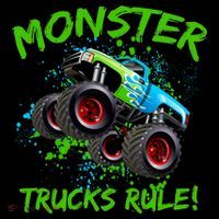 Monster Trucks Rule Women's T-Shirt thumb 6