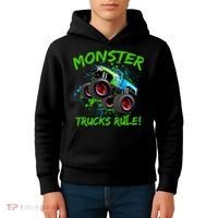 Monster Trucks Rule Kids Hoodie thumb 4
