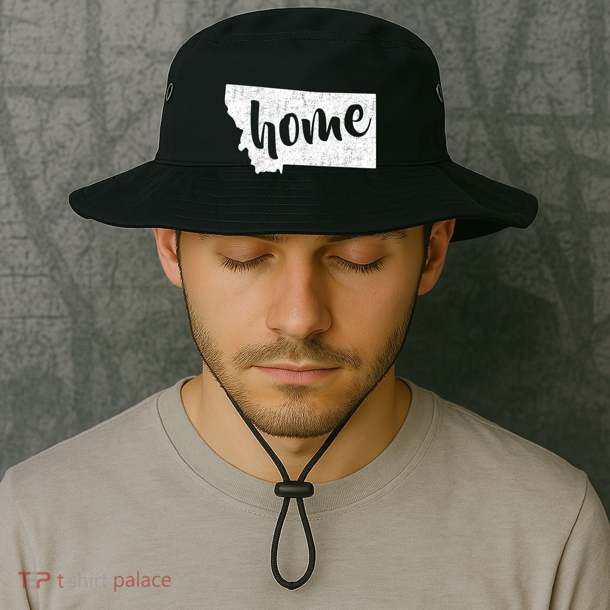 Montana Home State Bucket Hat
