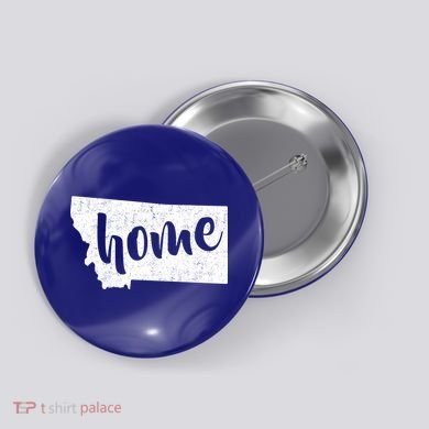 Montana Home State Button