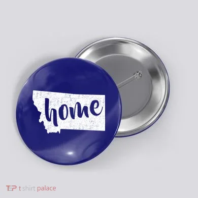 Montana Home State Button