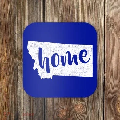 Montana Home State Coaster