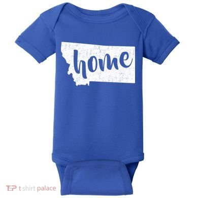 Montana Home State Baby Bodysuit
