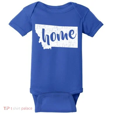 Montana Home State Baby Bodysuit
