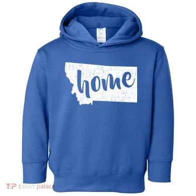 Montana Home State Toddler Hoodie