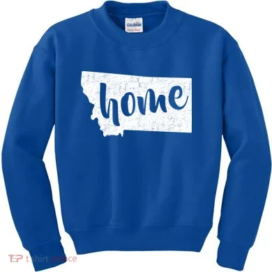 Montana Home State Kids Sweatshirt