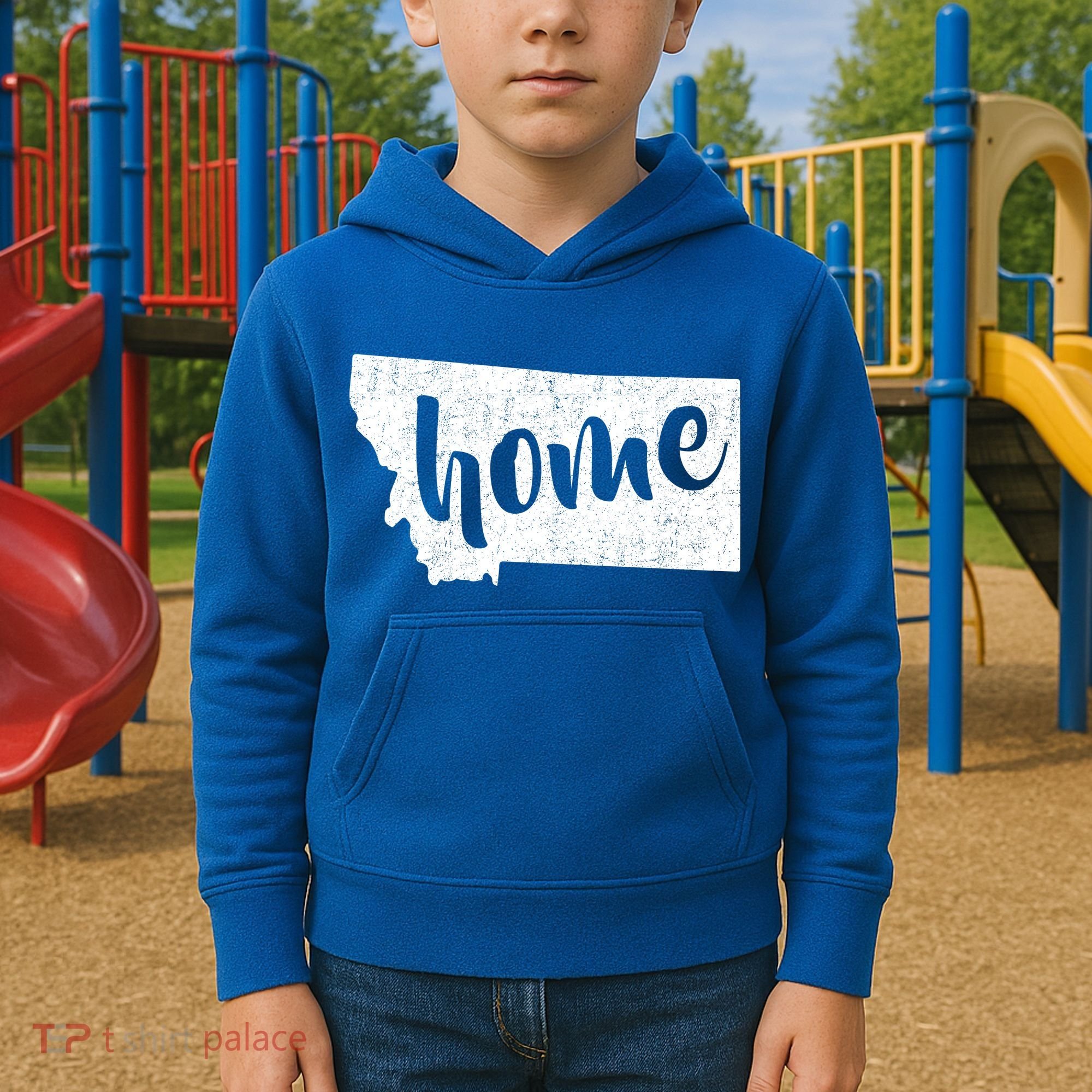 Montana Home State Kids Hoodie
