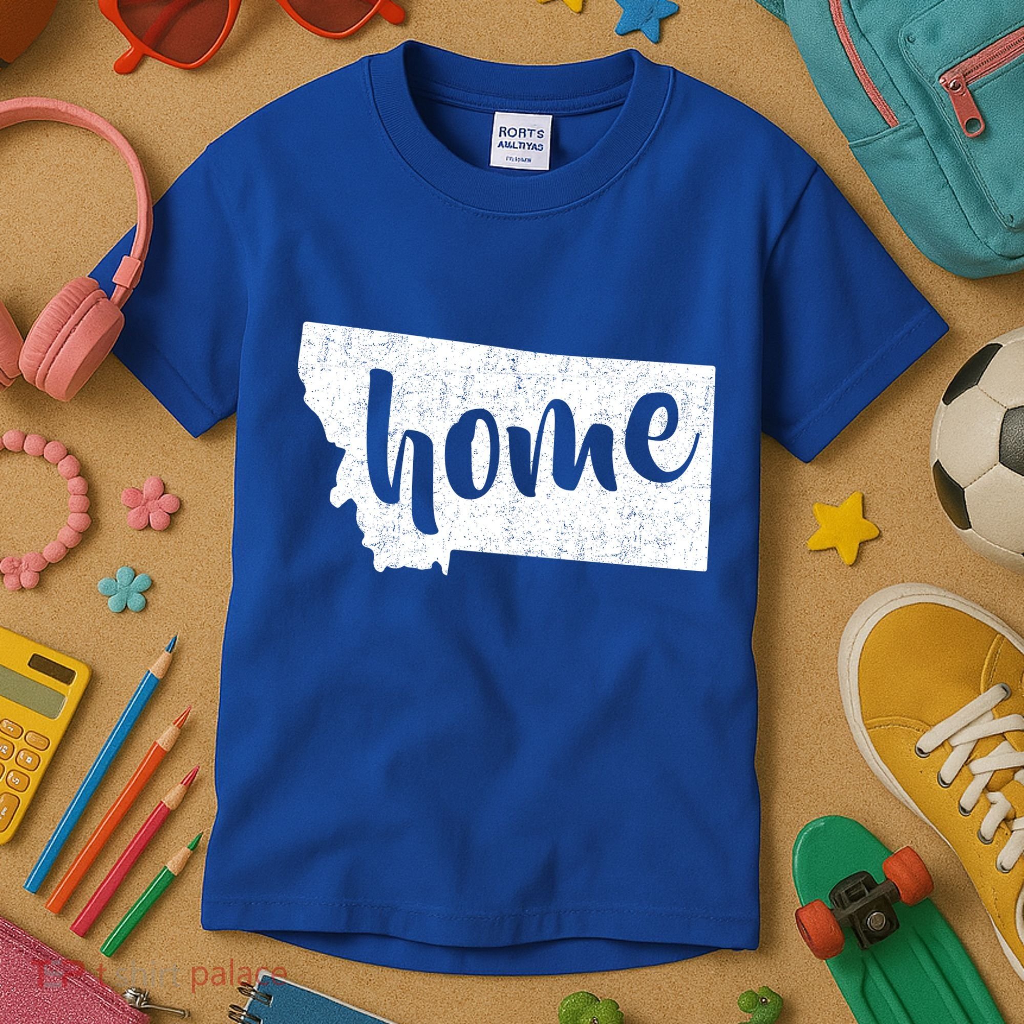 Montana Home State Kids T-Shirt