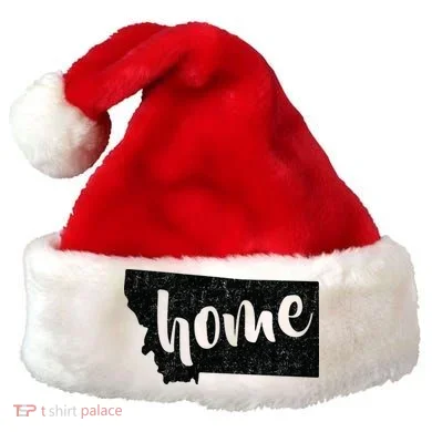 Montana Home State Santa Hat