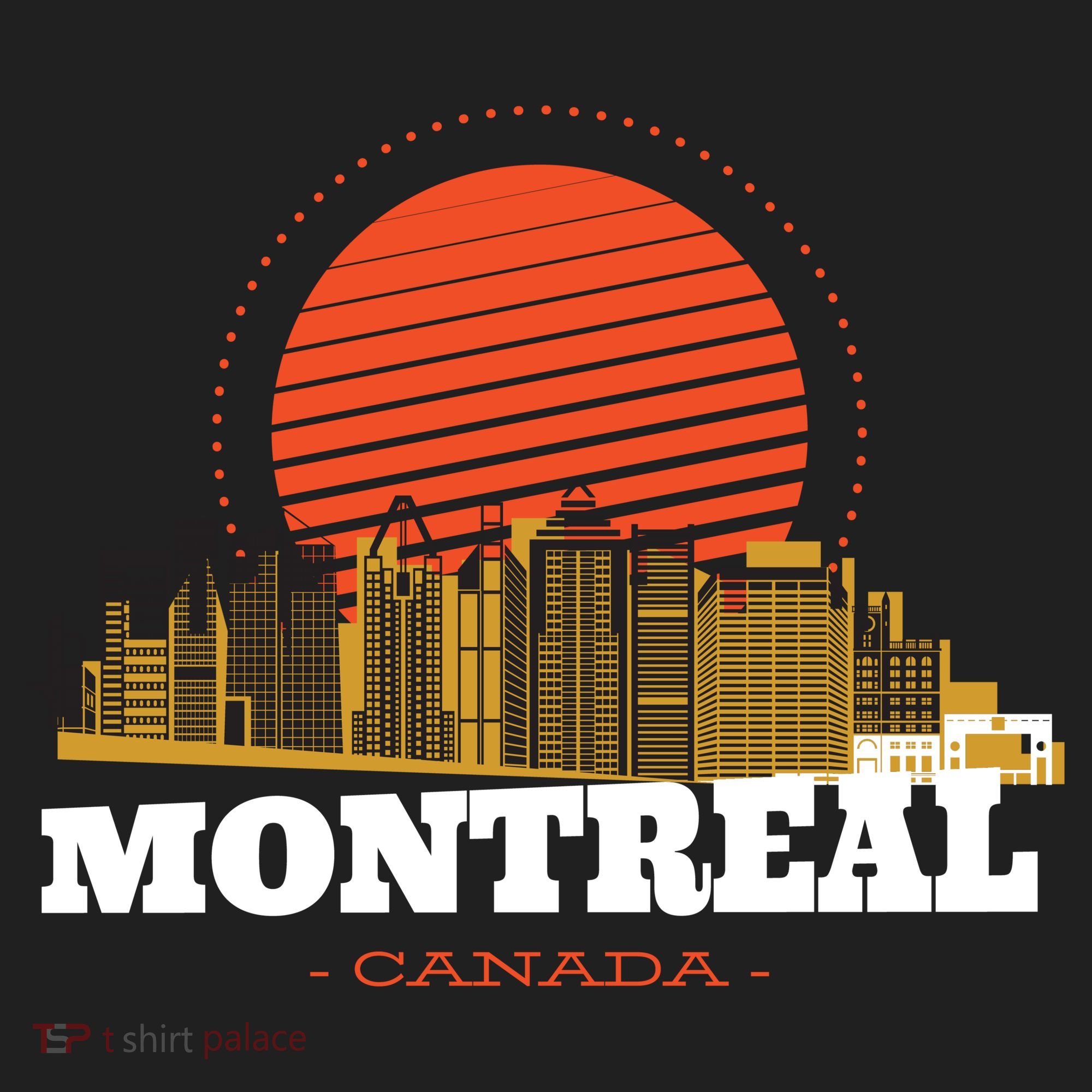 Montreal Canada Skyline Women's Sweatshirt
