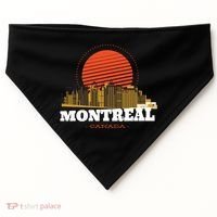 Montreal Canada Skyline USA-Made Doggie Bandana thumb 0