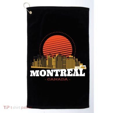 Montreal Canada Skyline Golf Towel
