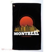 Montreal Canada Skyline Golf Towel thumb 0