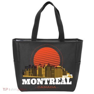 Montreal Canada Skyline Tote Bag