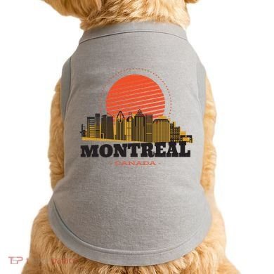 Montreal Canada Skyline Doggie Tank