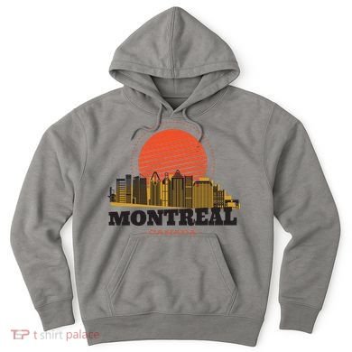 Montreal Canada Skyline Hoodie