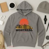 Montreal Canada Skyline Hoodie thumb 3