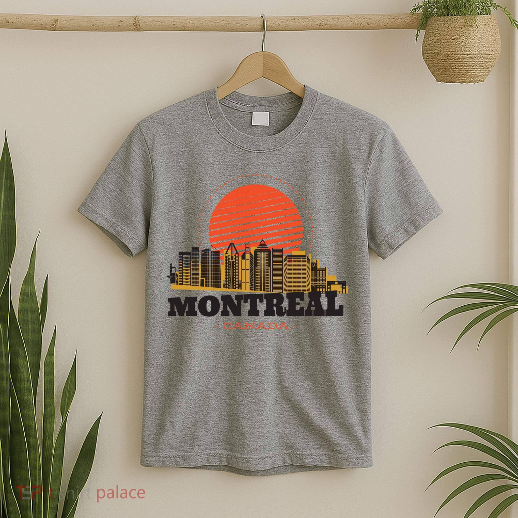 Montreal Canada Skyline T-Shirt