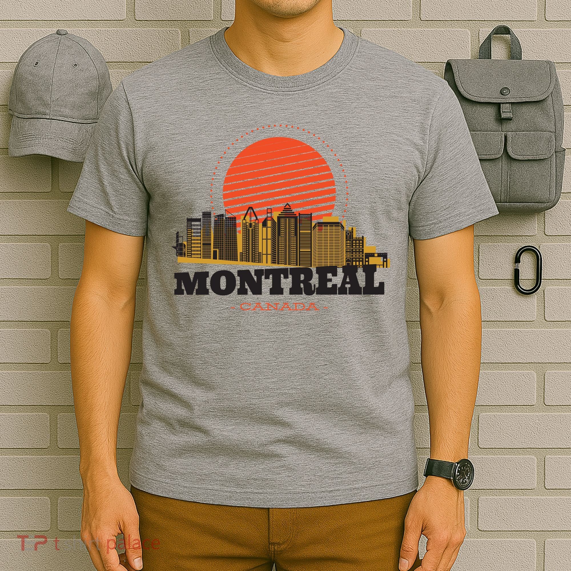 Montreal Canada Skyline T-Shirt