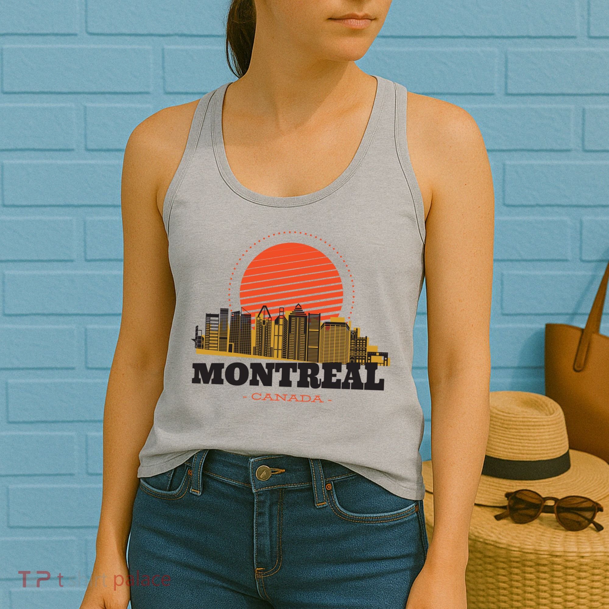 Montreal Canada Skyline Women's Tank Top