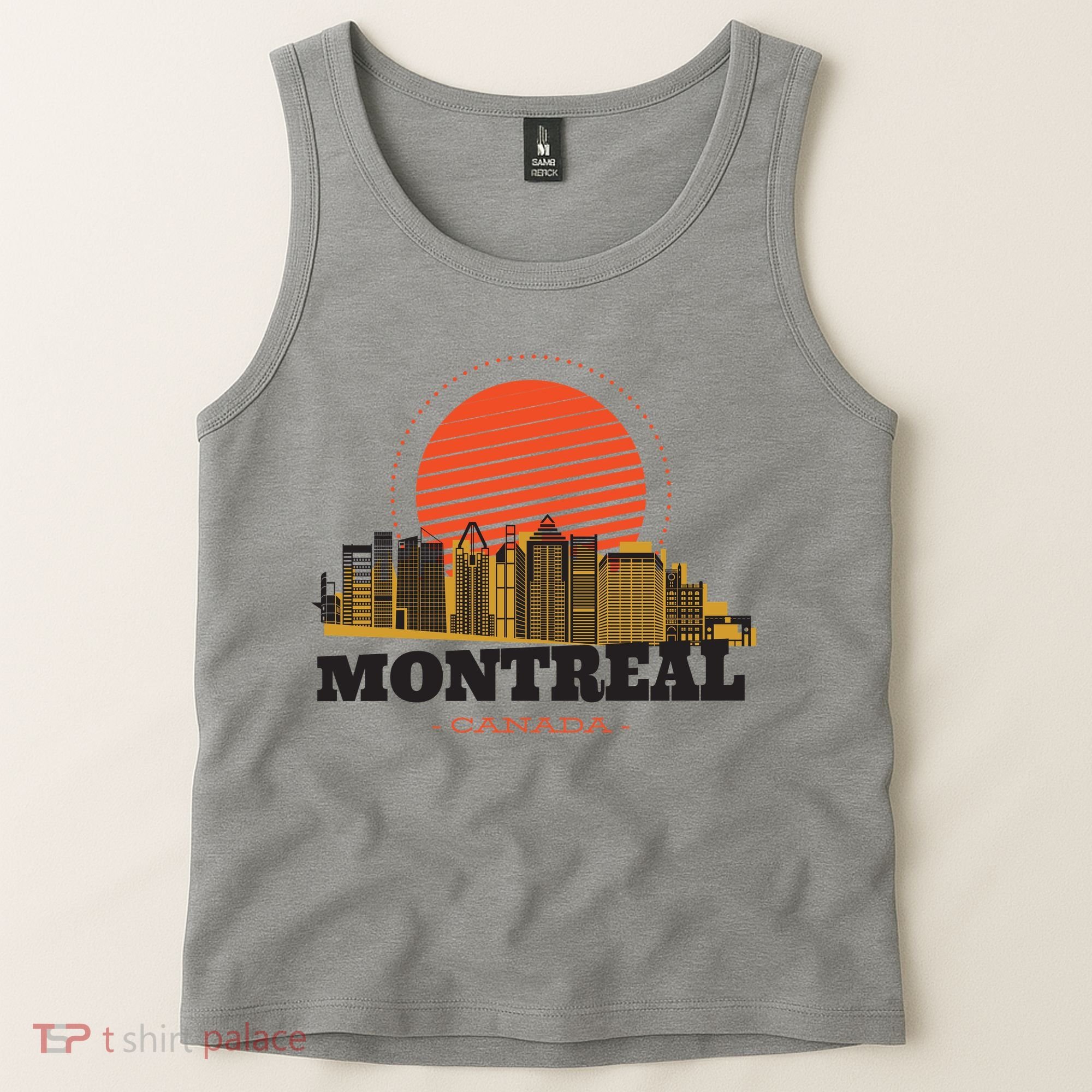 Montreal Canada Skyline Tank Top