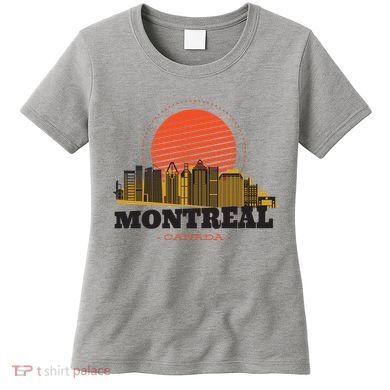 Montreal Canada Skyline Women's T-Shirt