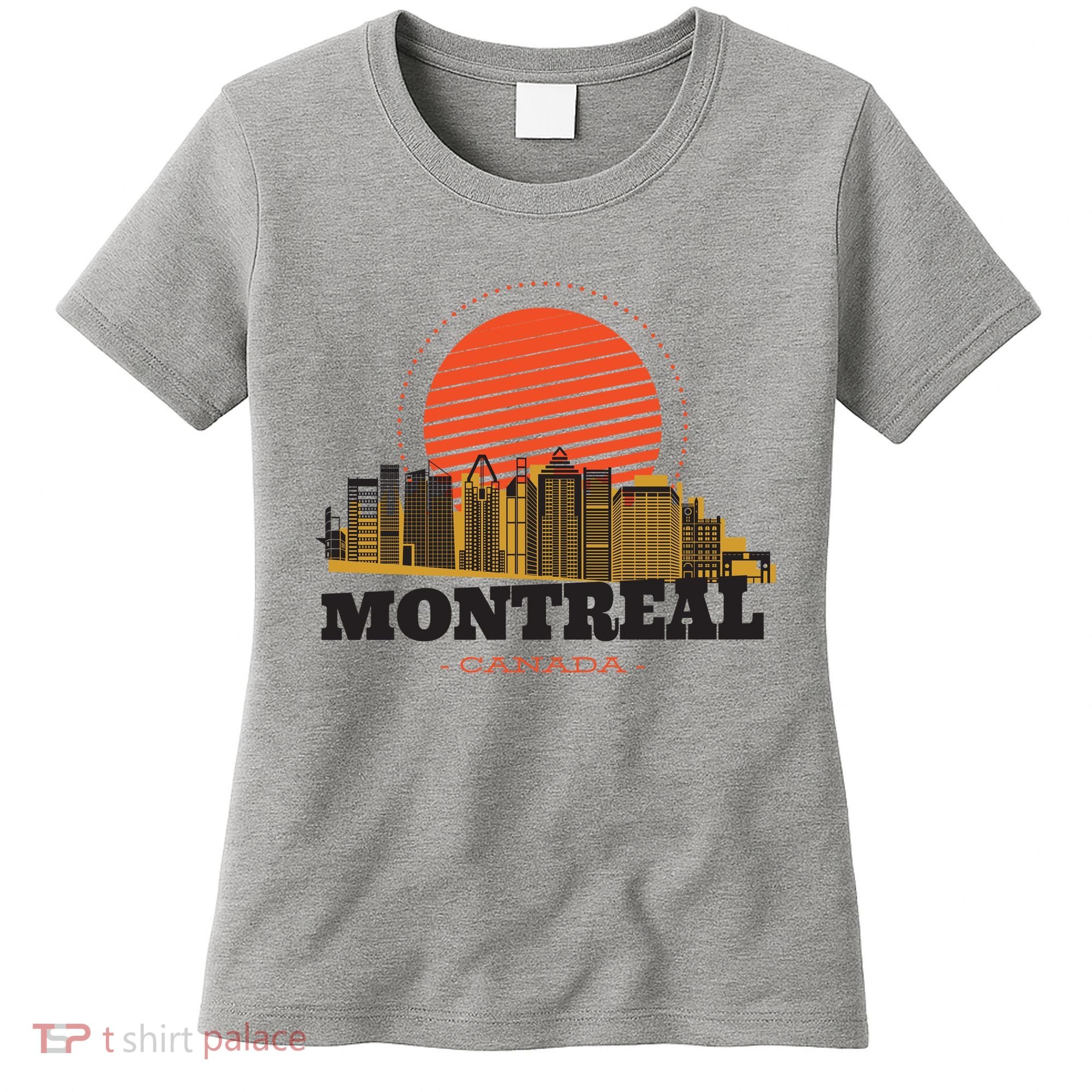 Montreal Canada Skyline Women's T-Shirt