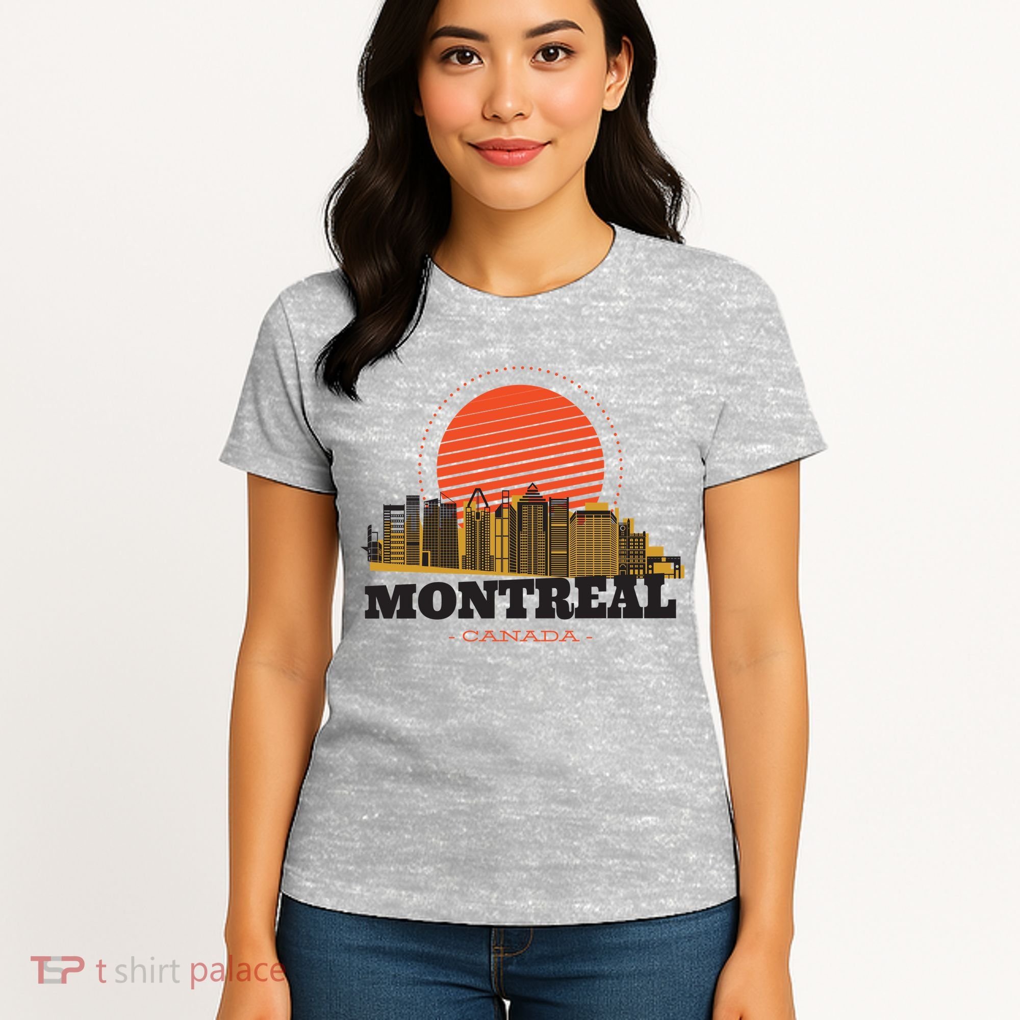 Montreal Canada Skyline Women's T-Shirt