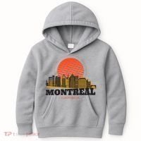 Montreal Canada Skyline Kids Hoodie thumb 0