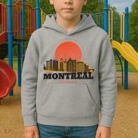 Montreal Canada Skyline Kids Hoodie thumb 2