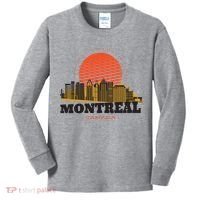 Montreal Canada Skyline Kids Long Sleeve Shirt thumb 0