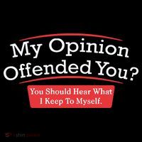 My Opinion Offended You Humor Sarcasm Women's Hoodie thumb 2