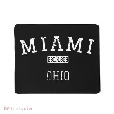 Miami Ohio Oh Vintage Mousepad